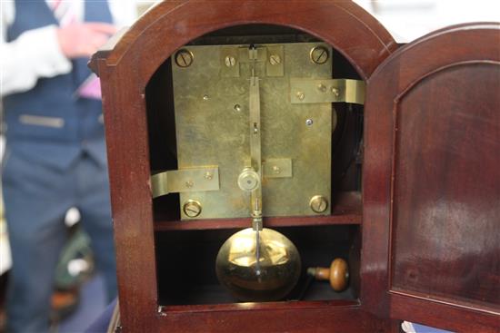 G. Paley of London, a large mahogany cased regulator, 16in.